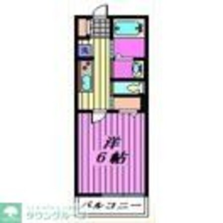 Mark Duo一ノ割IIの物件間取画像